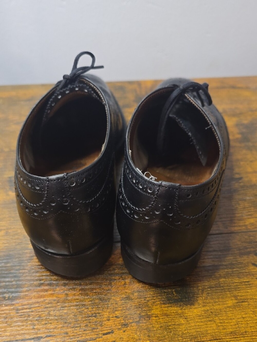 ​Church's Pre-Prada Chetwynd Brogue Oxford Last 73 UK 7.5D US 8.5 Narrow Black - Picture 3 of 6